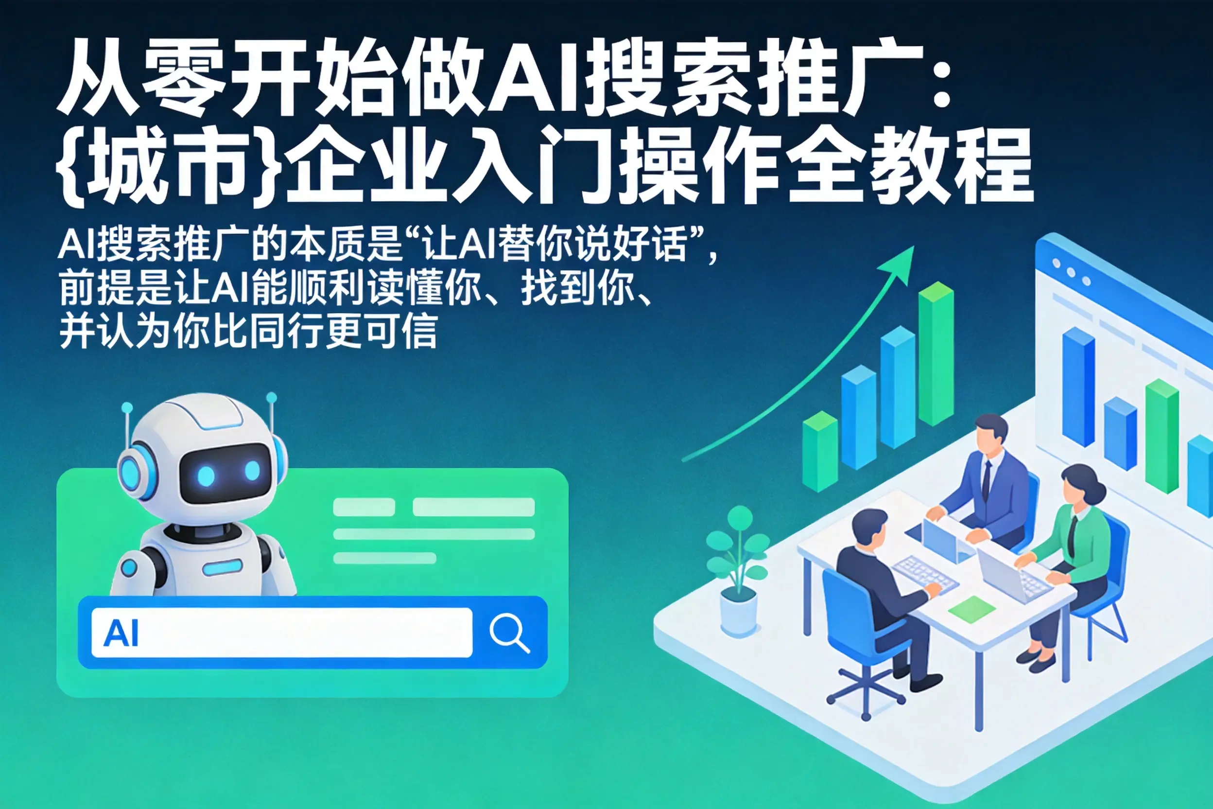 从零开始做AI搜索推广：武陵企业入门操作全教程